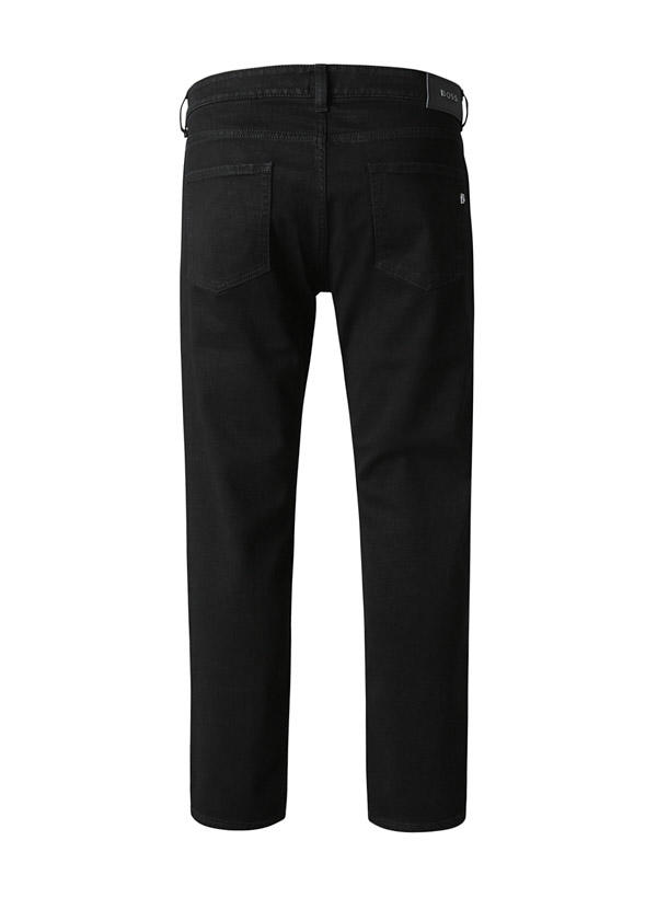 BOSS Black, Jeans, Slim Fit, Baumwolle T400®, schwarz