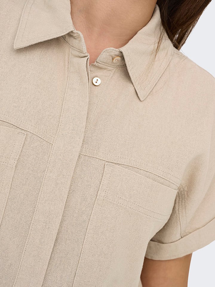 ONLY Bluse in Beige günstig kaufen