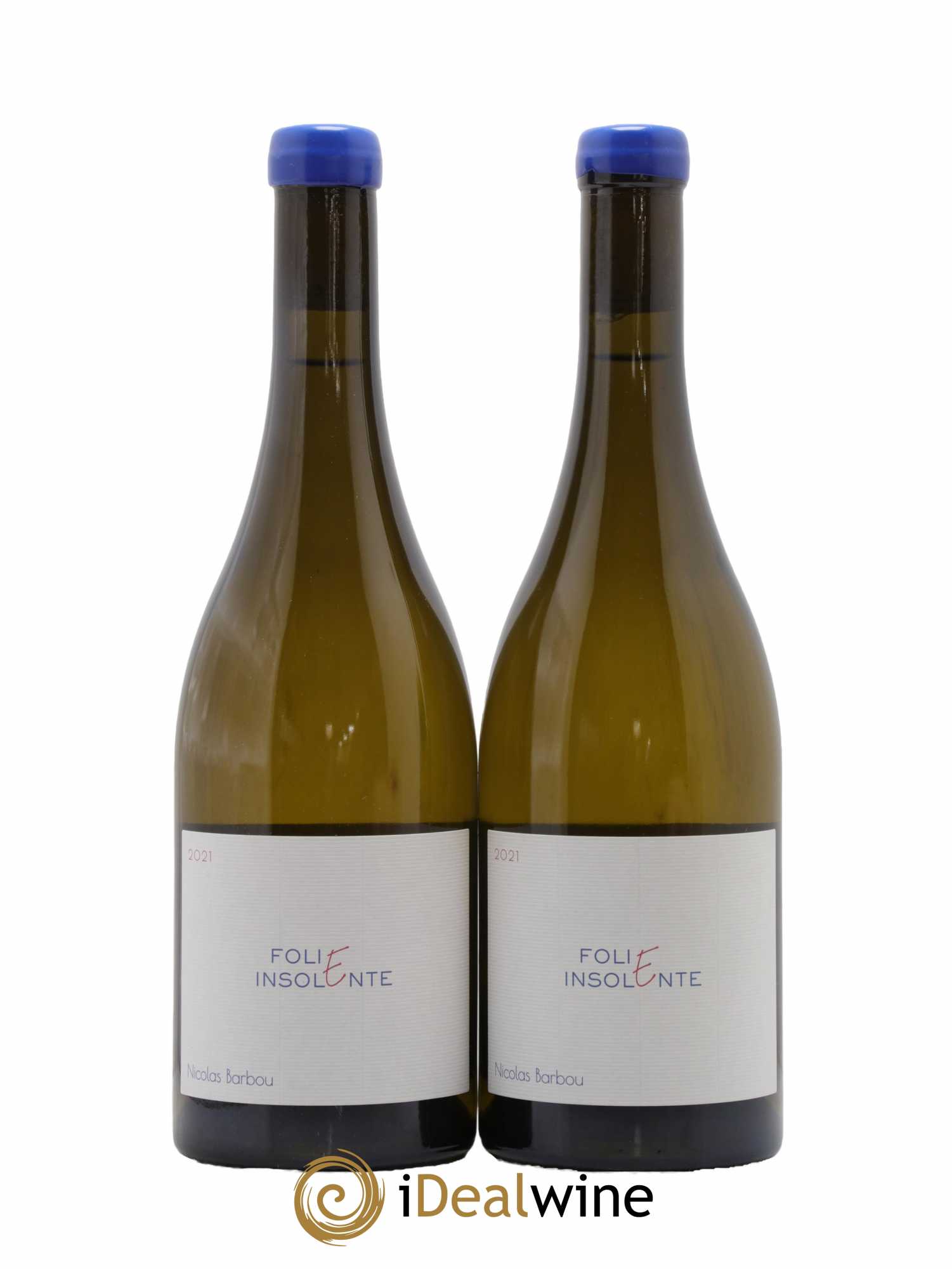 Touraine-Oisly Folie Insolente Nicolas Barbou  2021 - Lot de 2 Bouteilles