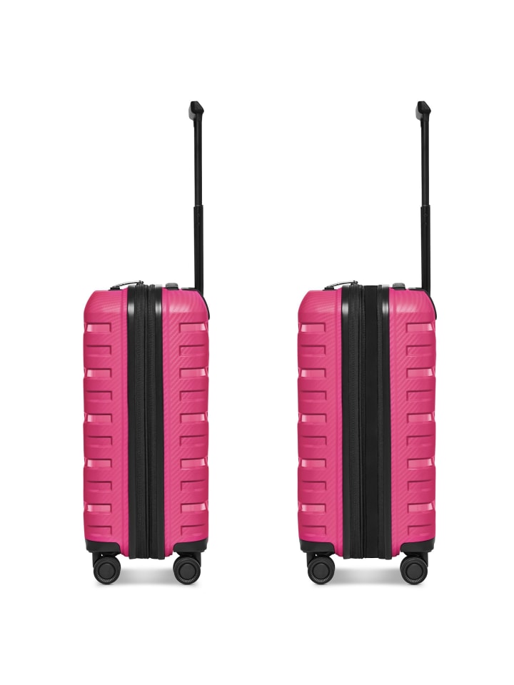 Smartbox Edition 01 4 Rollen Kabinentrolley 55 cm mit Dehnfalte in pink günstig kaufen onesize