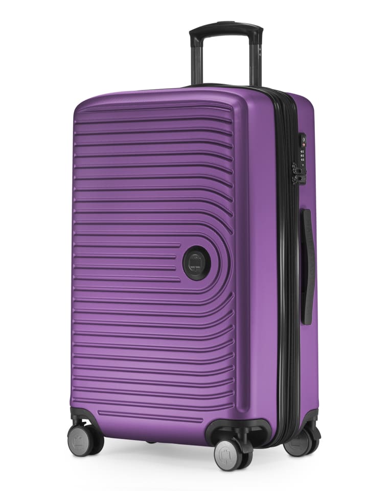 Hauptstadtkoffer Mitte - Mittelgroßer Hartschalenkoffer Koffer TSA, 68cm 88 L in Aubergine günstig kaufen M