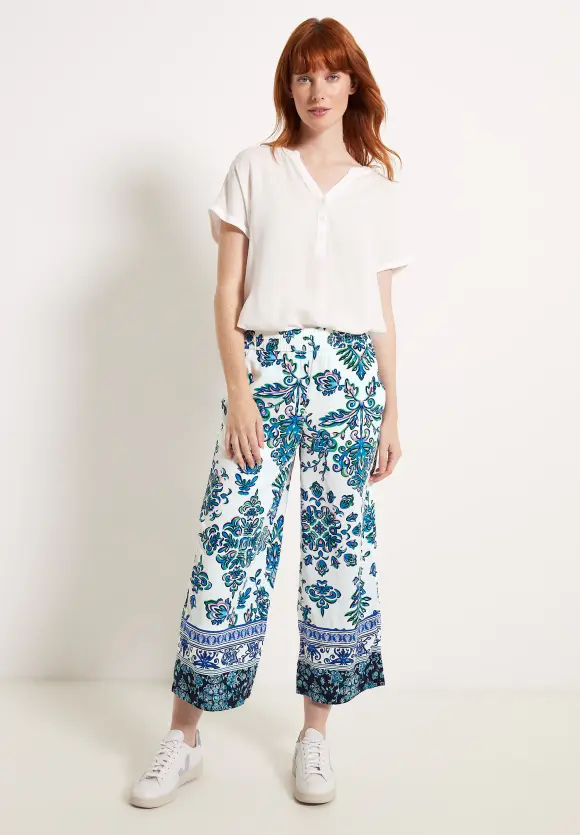 CECIL Casual Fit Hose mit Print
