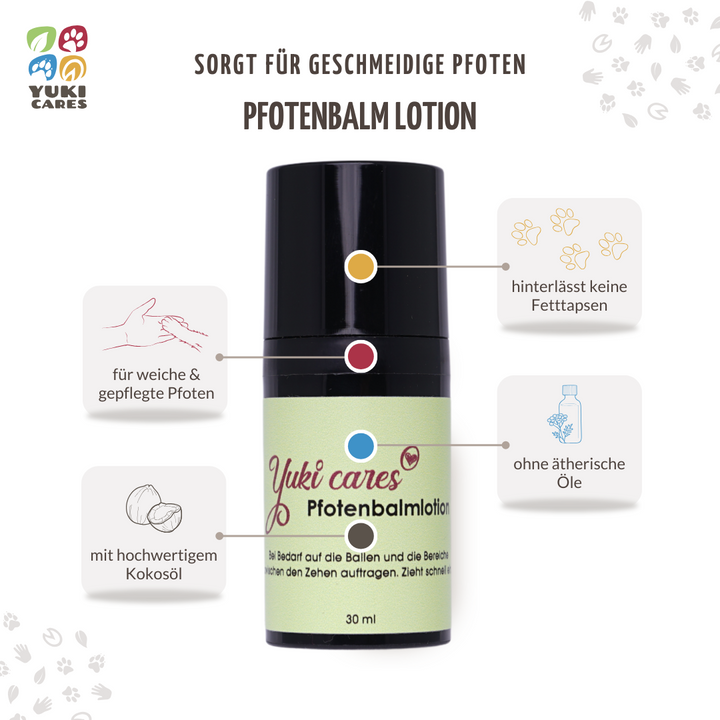 Yuki Cares Pfotenpflege Yuki Cares Pfotenbalm Lotion 10 ml