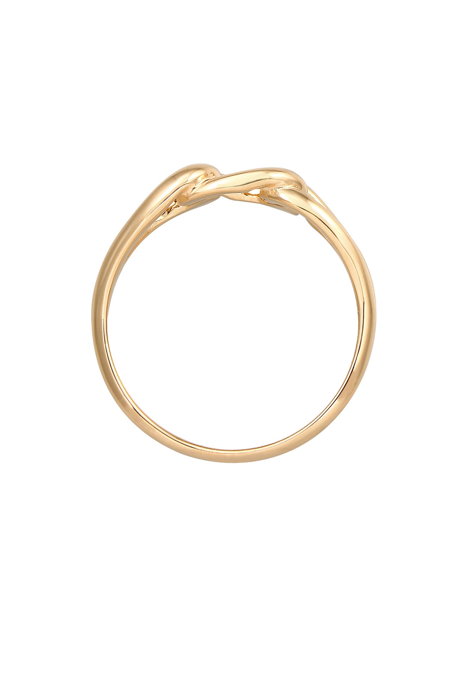 Elli PREMIUM Ring Knoten 585 Gelbgold