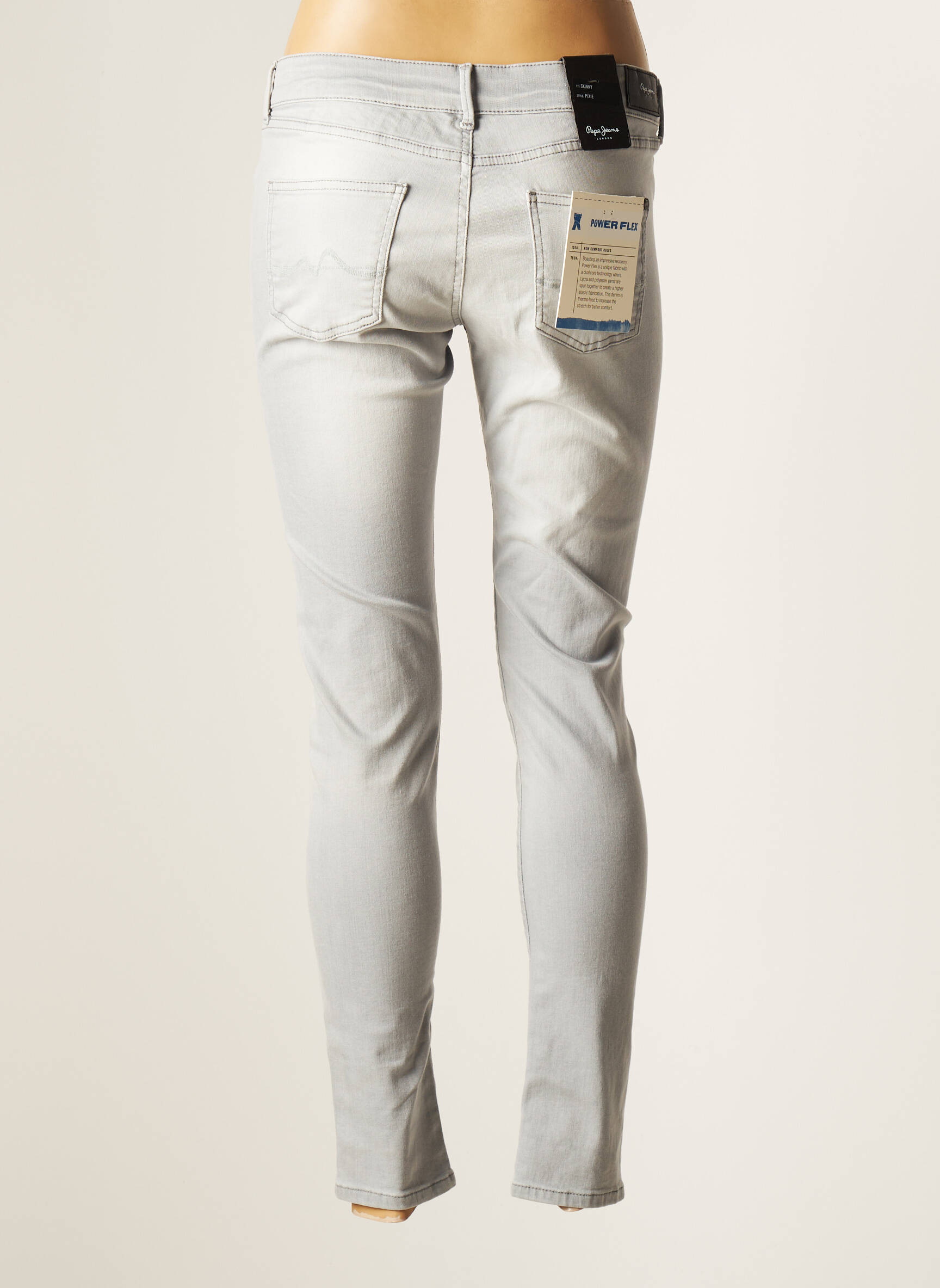 Pepe Jeans Jeans Skinny Femme couleur gris