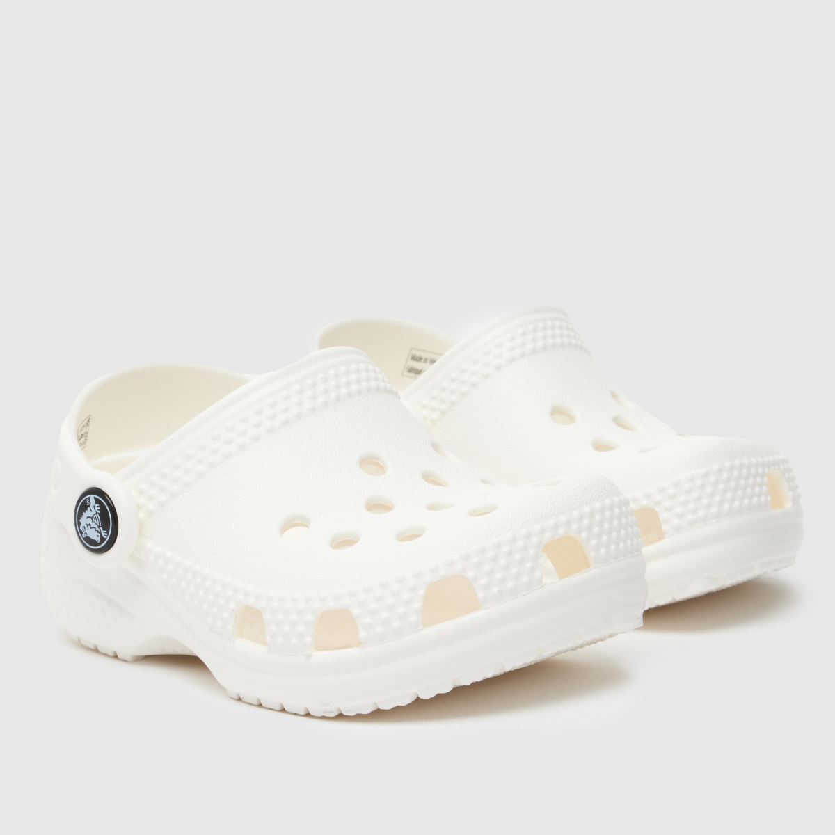 Crocs fehér kis klumpa baba szandál