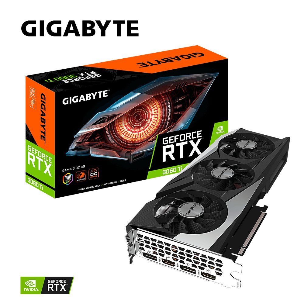 Gigabyte GeForce RTX™ 3060 GAMING OC 12G Grafikkarte (12 GB, GDDR6)