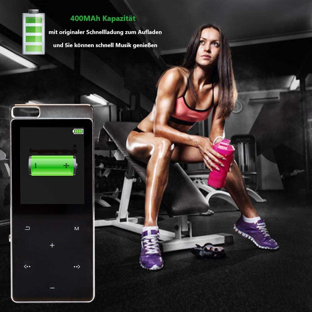 GelldG MP3-Player 16 GB mit 1,8 Zoll TFT MP3-Player (Bluetooth)