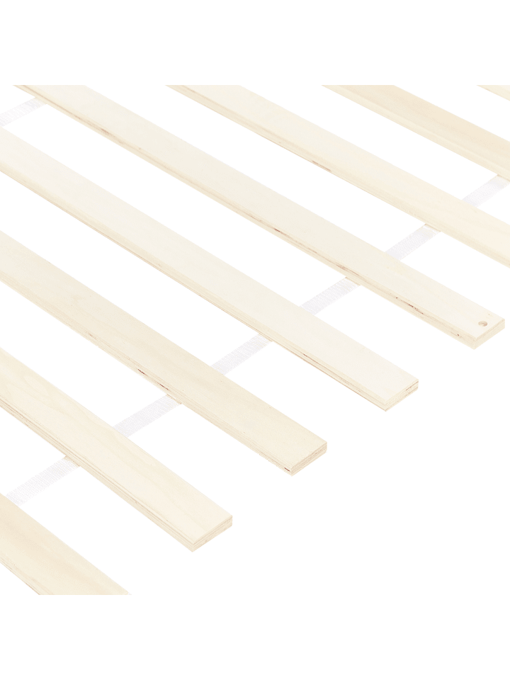 Beliani Doppelbett ROYAN in Heller Holzfarbton - (W) 189 x (H) 79 x (L) 210 cm günstig kaufen onesize