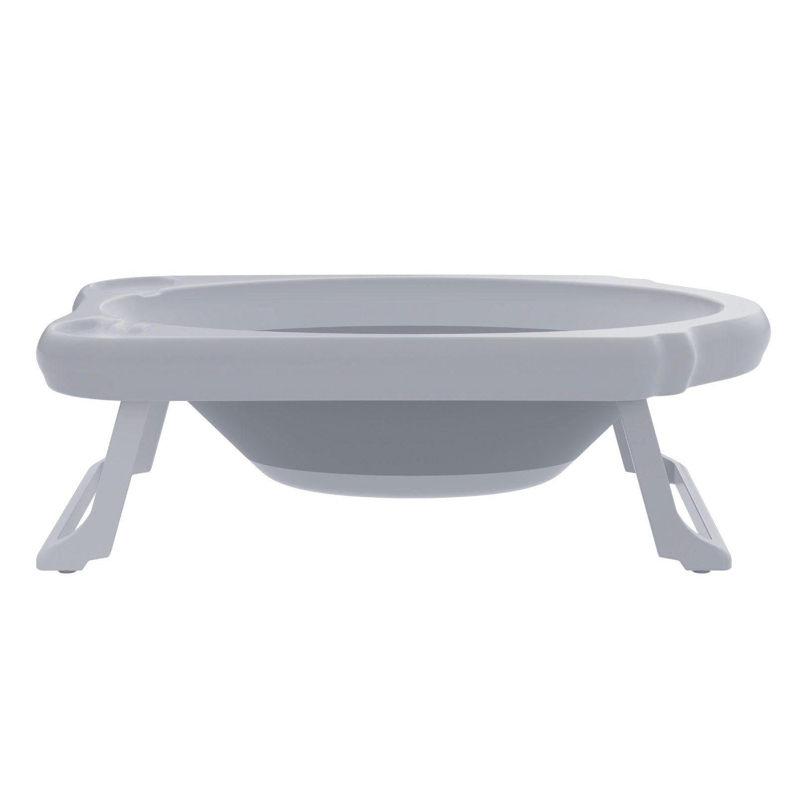 HAGO Badesitz Babybadewanne Babywanne Reisebadewanne klappbar 33L weiß grau anti-rut