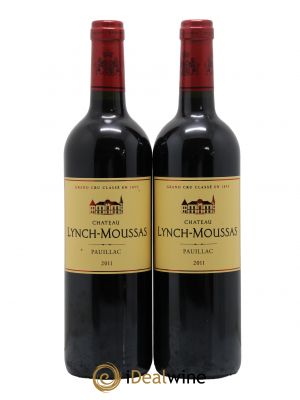 Château Lynch Moussas 5ème Grand Cru Classé  2011 - Lot de 2 Bouteilles