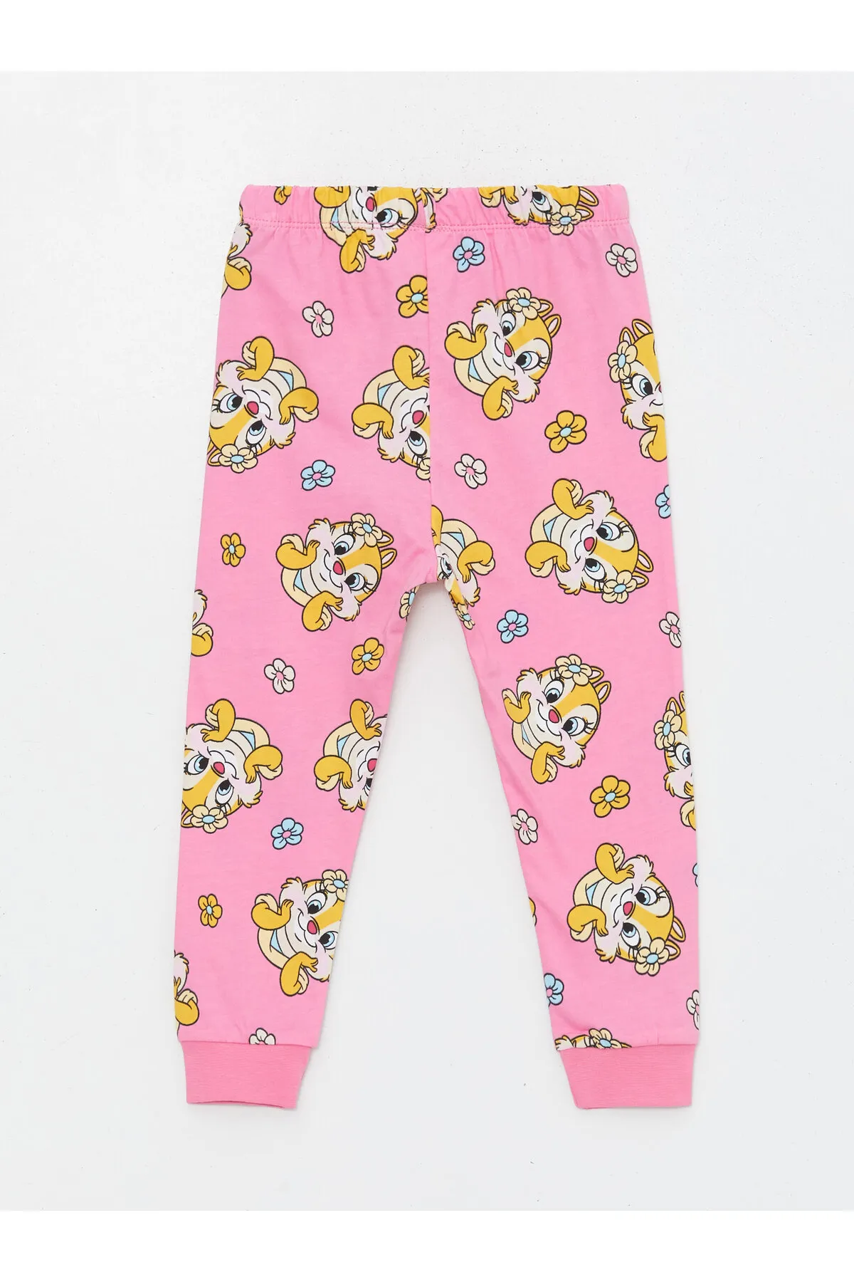 LC Waikiki  Langarm-Pyjama-Set mit Chip&'n Dale-Aufdruck und Rundhalsausschnitt für Babys