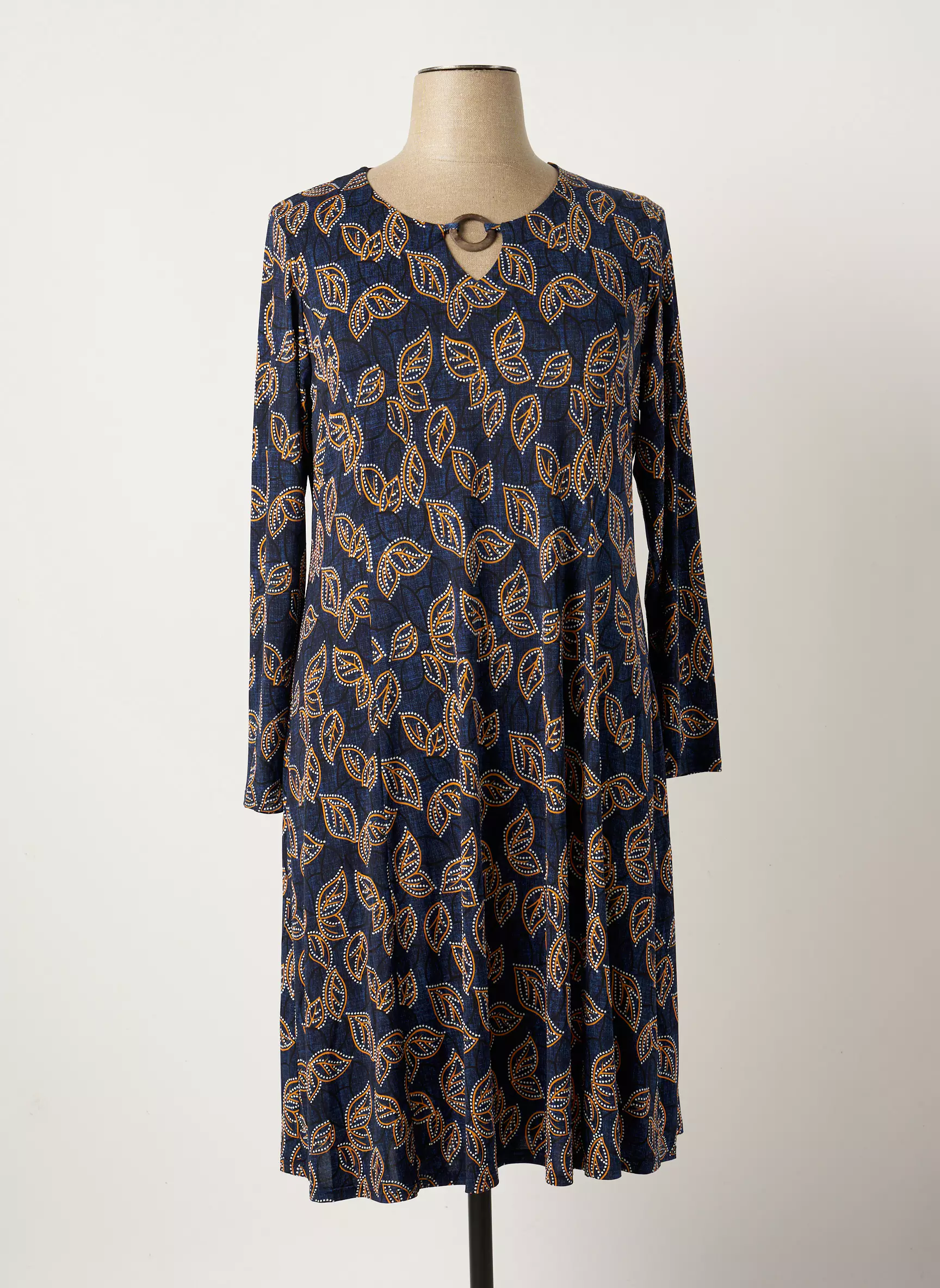 Guy Dubouis Robes Mi Longues Femme couleur bleu