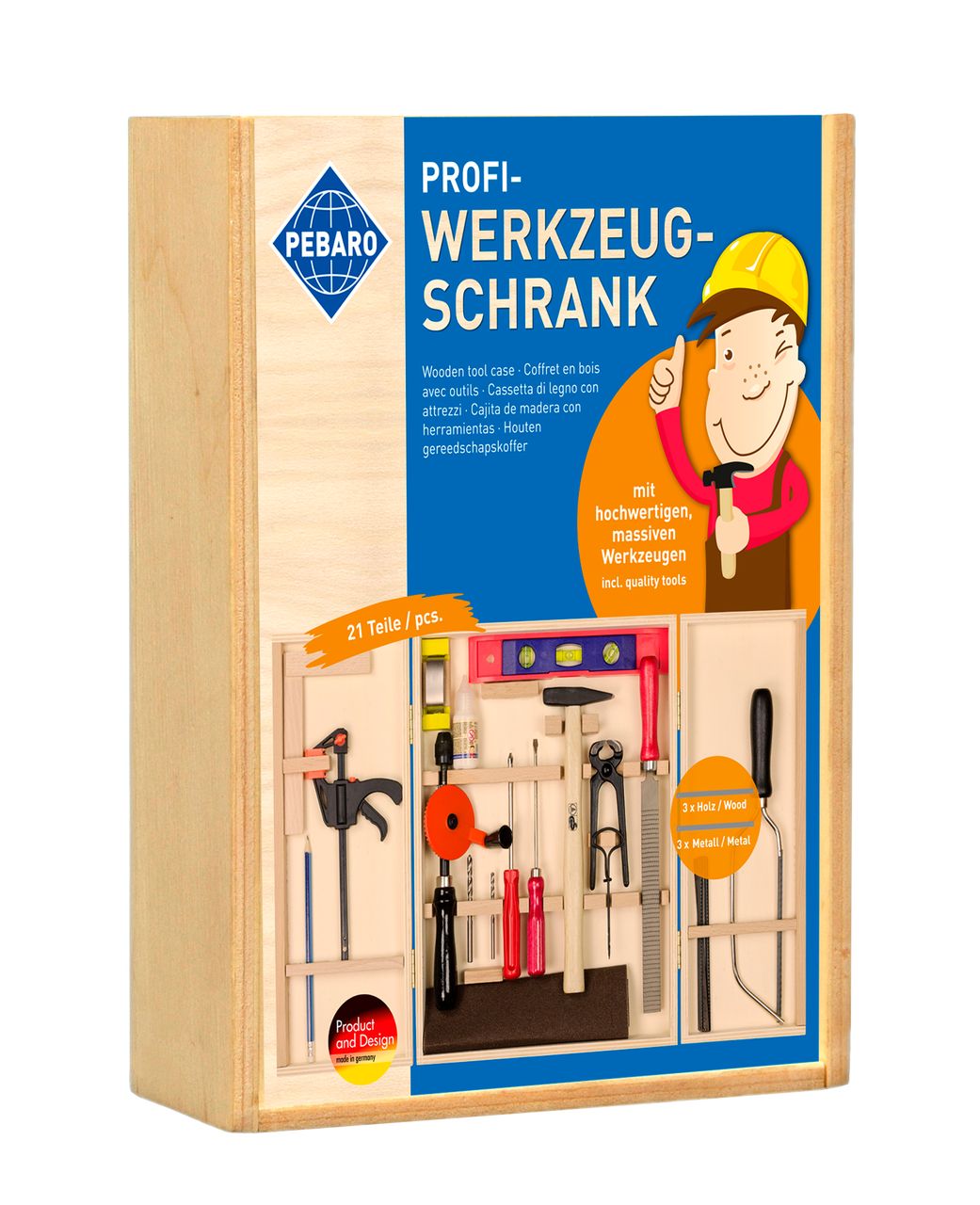 PEBARO Profi-Werkzeugschrank, 23 Teile