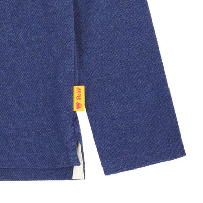 Poloshirt langarm, dunkelblau für Jungs