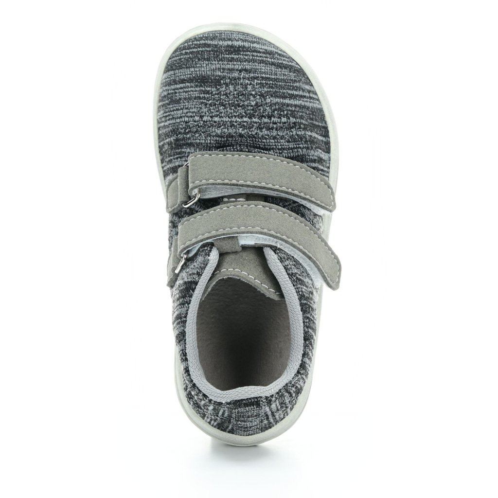 Jonap Knitt 3D grau Barfuß-Sneakers