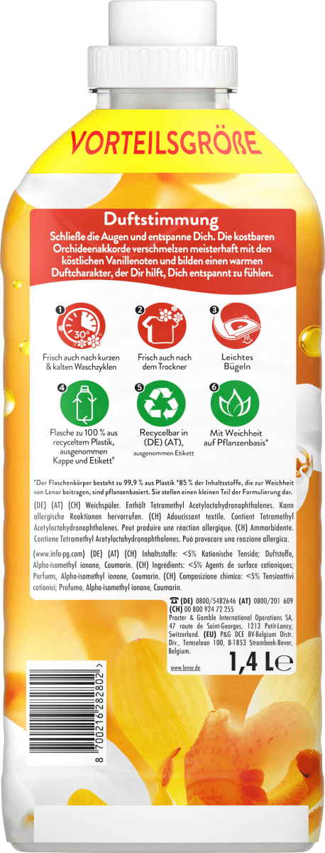 Weichspüler Orchidee & Vanille 56WL, 1,4 l
