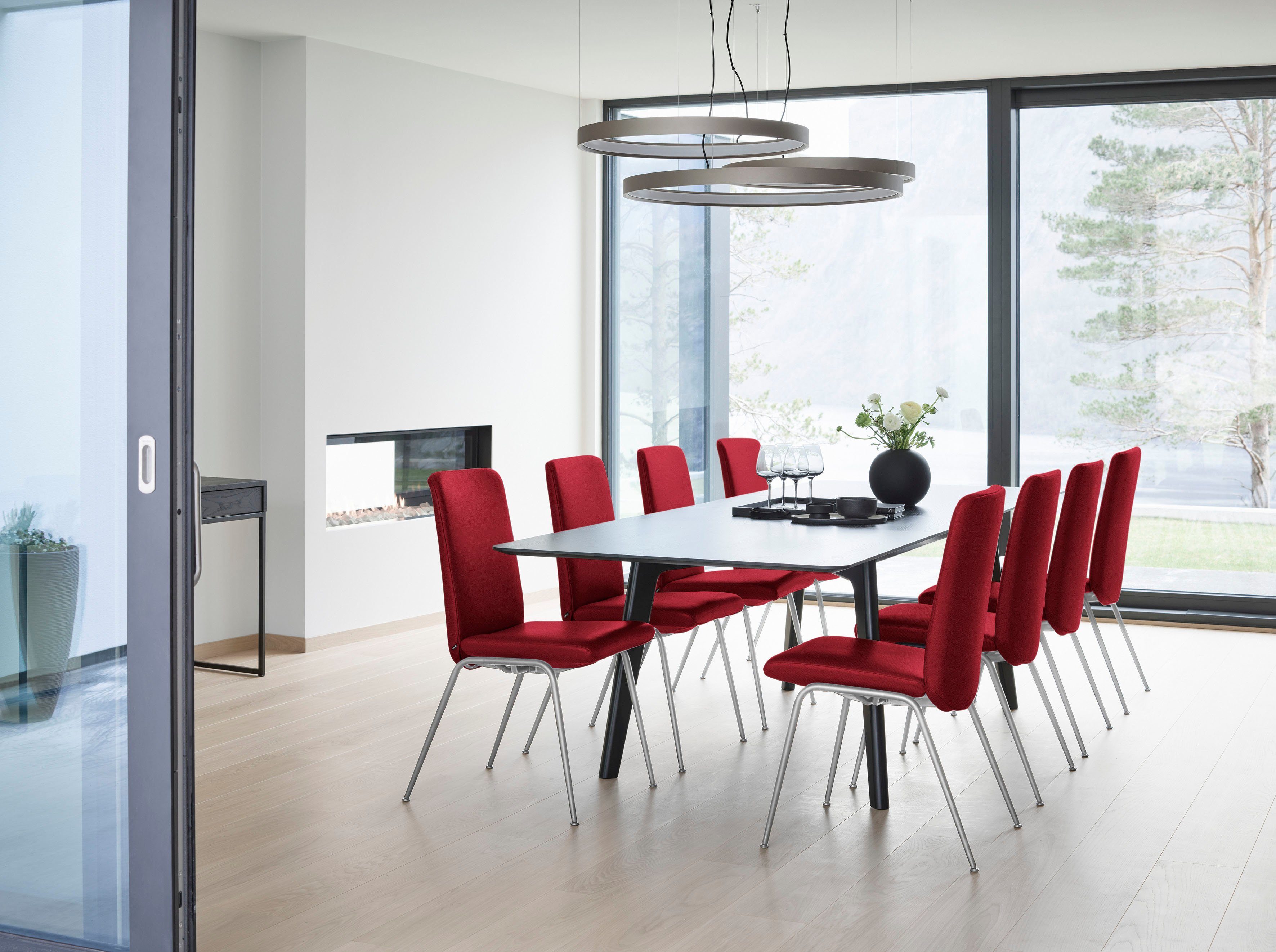 Stressless® Polsterstuhl Laurel, Low Back, Größe M, mit Beinen aus Stahl in Chrom glänzend