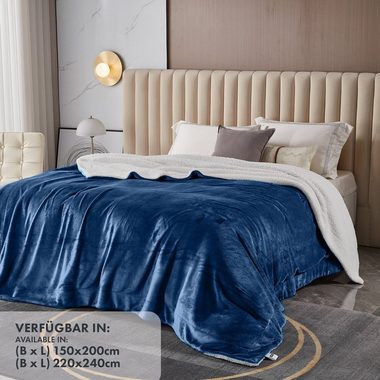Wohndecke Glory, flauschige Wohndecke, verschiedene Größen und Farben, Karat
