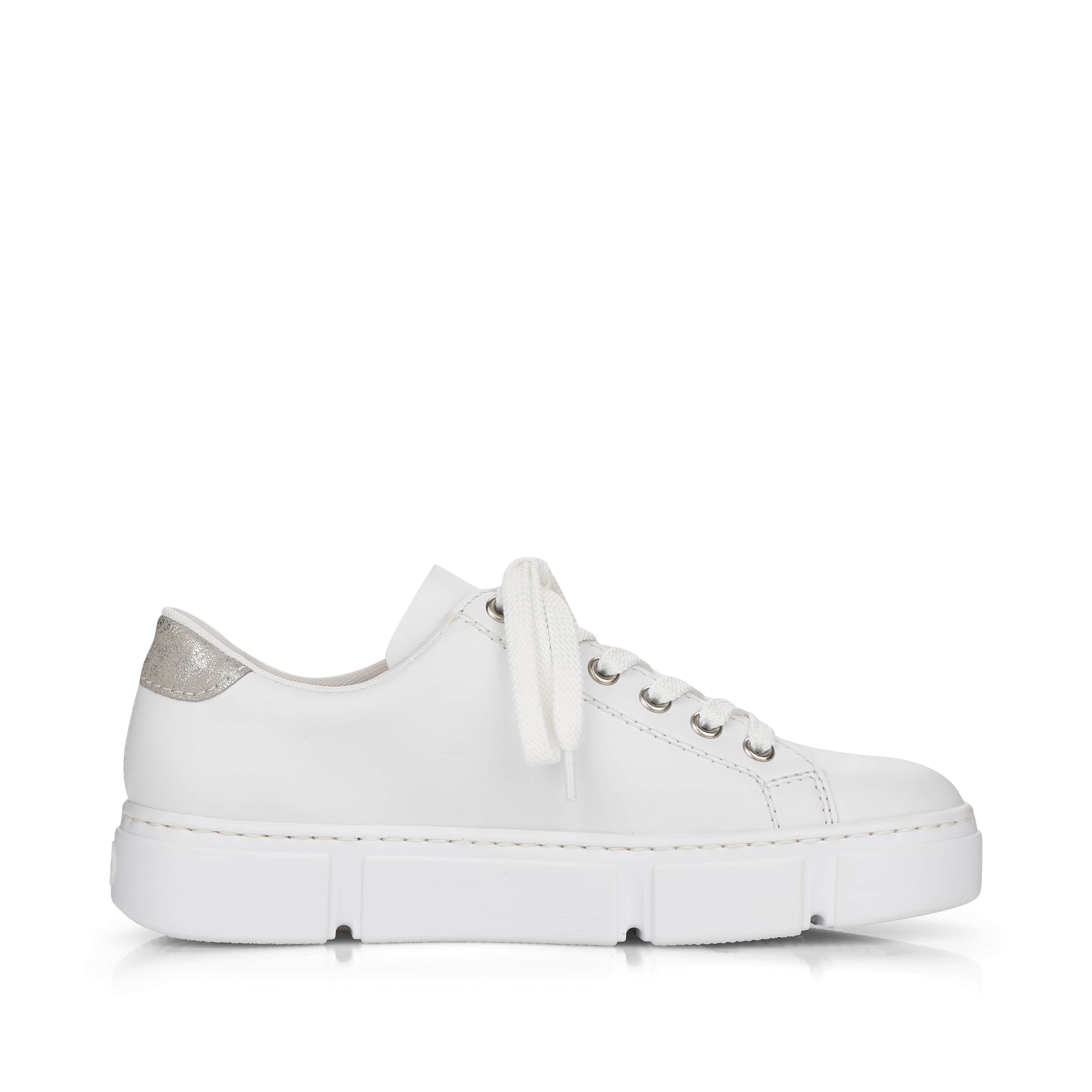 Rieker Damen Sneaker Low reinweiß