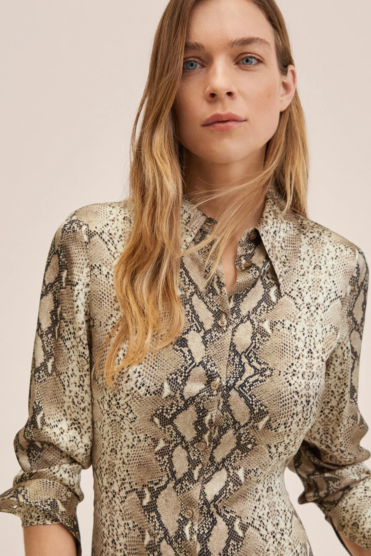 MANGO  27004015 Damen/Mädchen Beige