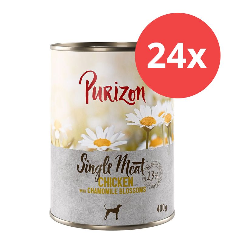 Sparpaket Purizon Single Meat 24 x 400 g