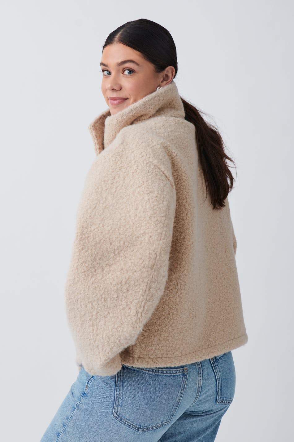 Soft boucle jacket
