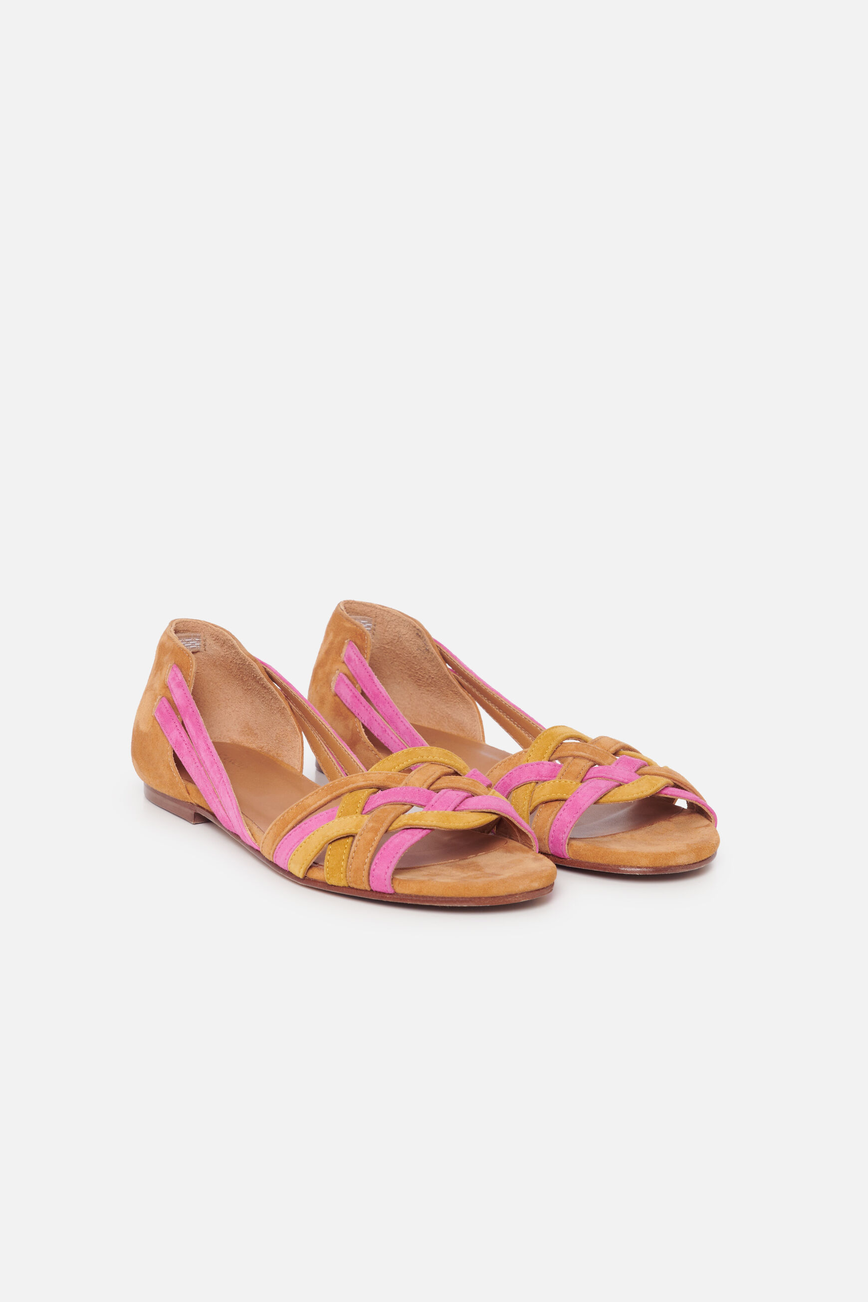 accessoire chaussure 100% cuir marron cognac femme