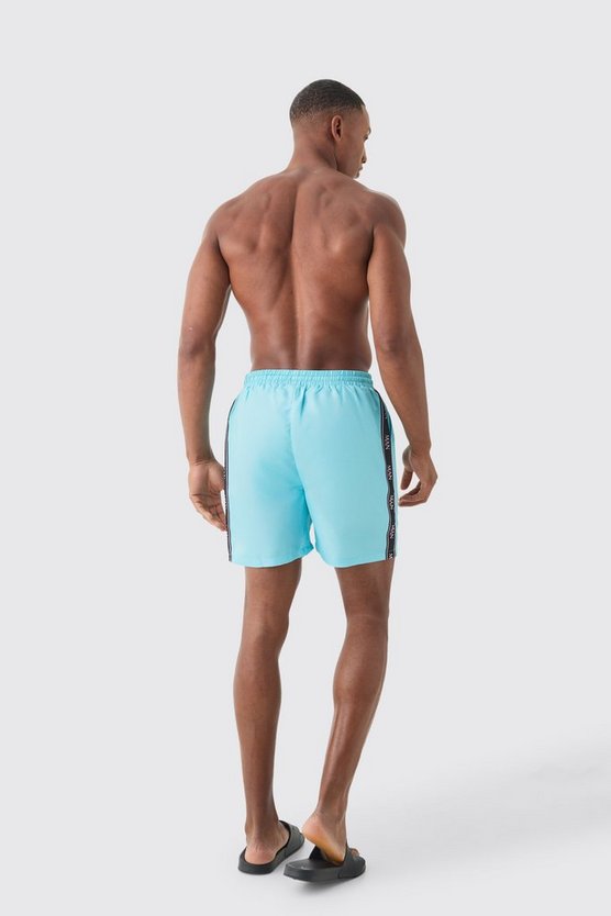 Mittellange Man Badehose