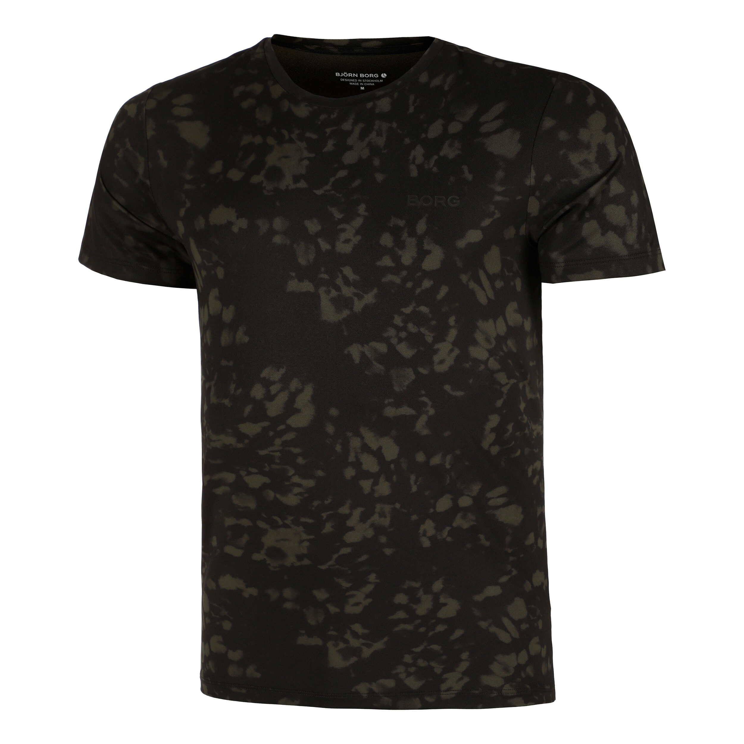 Allover Printed T-Shirt Herren - Schwarz