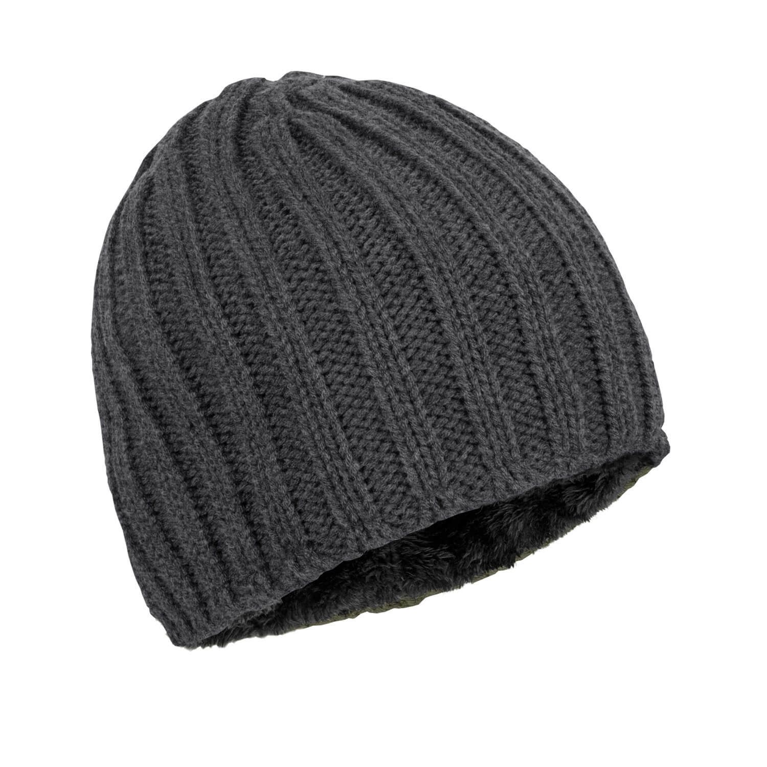 Strick Beanie gefüttert