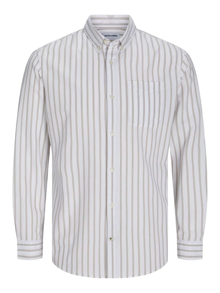 JACK & JONES PLUS Freizeithemd in Crockery günstig kaufen
