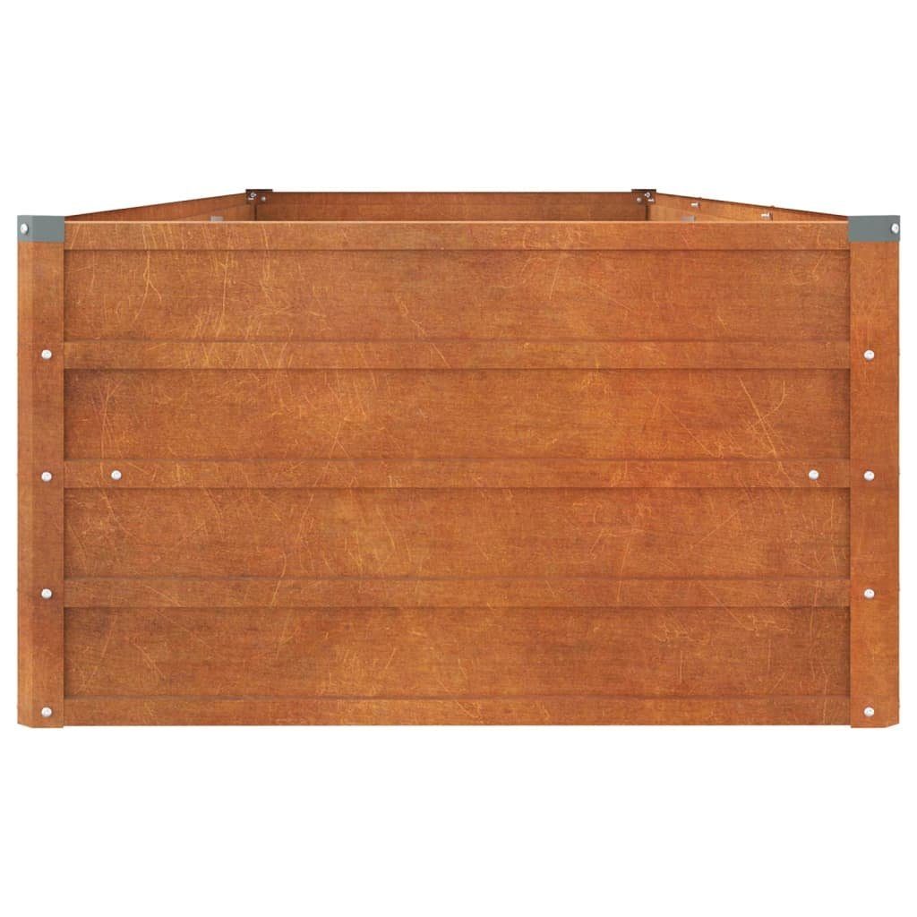 vidaXL Hochbeet Hochbeet Rostig 240x80x45 cm Cortenstahl (1 St)