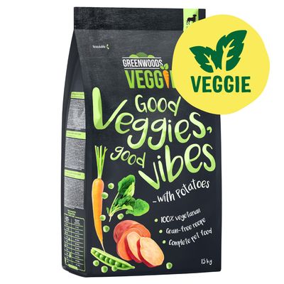 Greenwoods Veggie (Süß-)Kartoffeln mit Erbsen, Karotten und Spinat