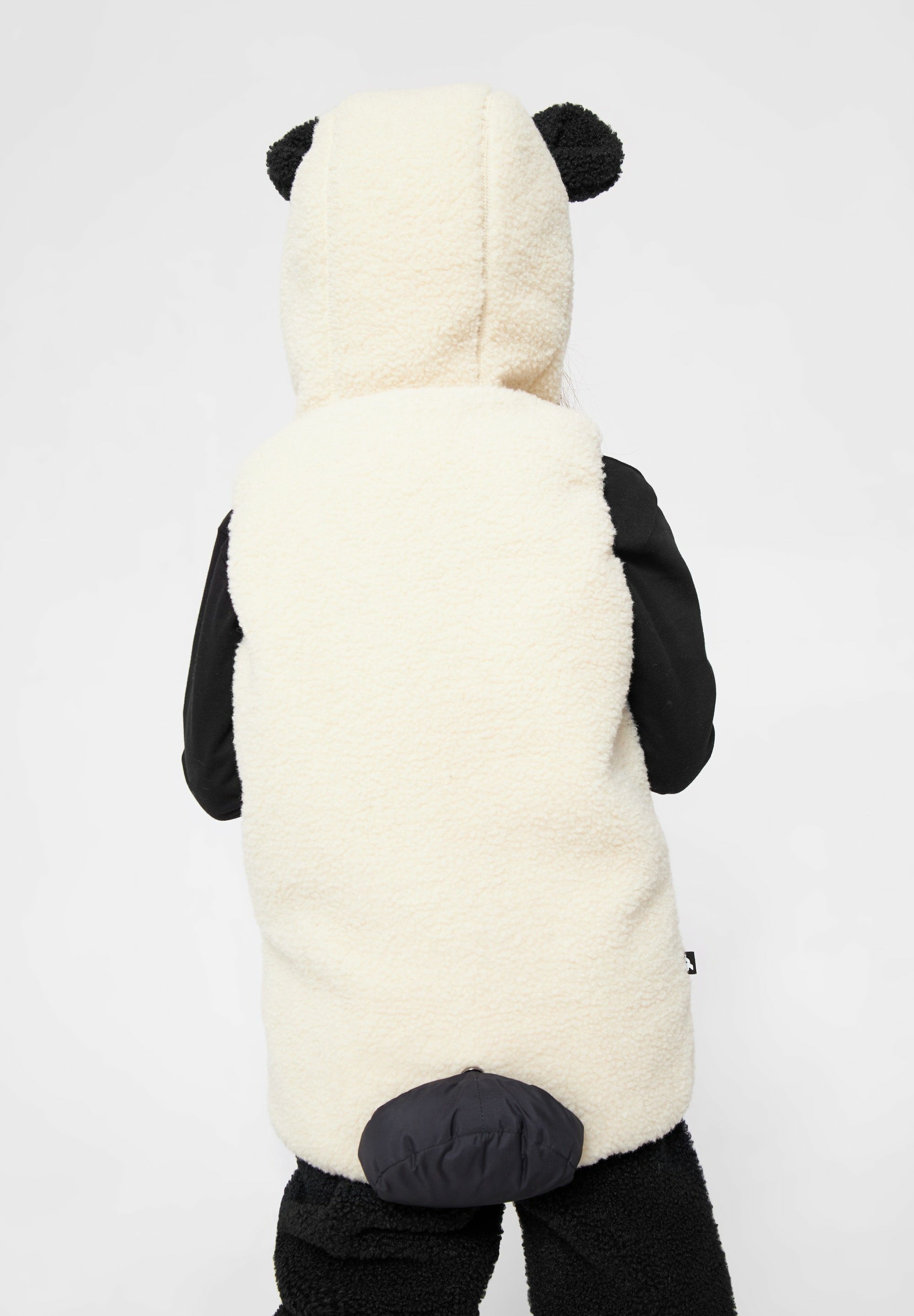 WeeDo Funktionsweste PANDO Panda Wendeweste, Kapuze mit Ohren