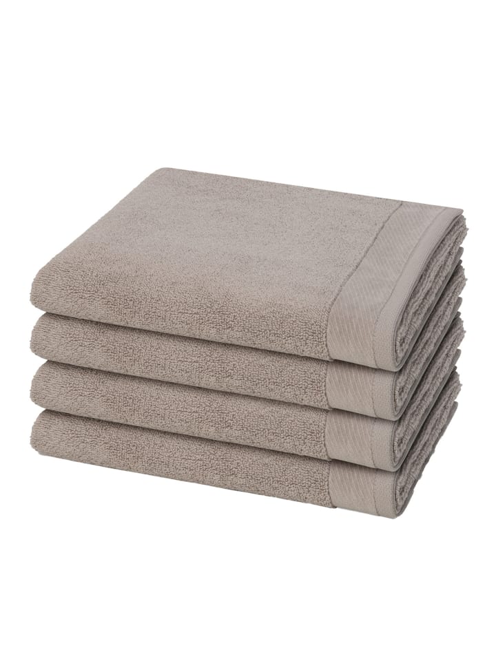 Möve 4 X Handtuch im Set Premium in Cashmere günstig kaufen 50 x 100 cm