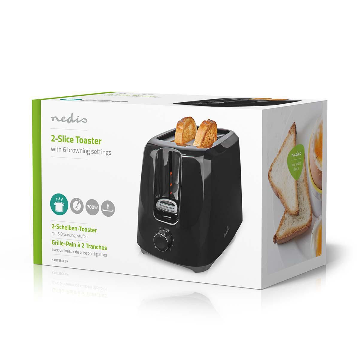 Nedis KABT150EBK Toaster