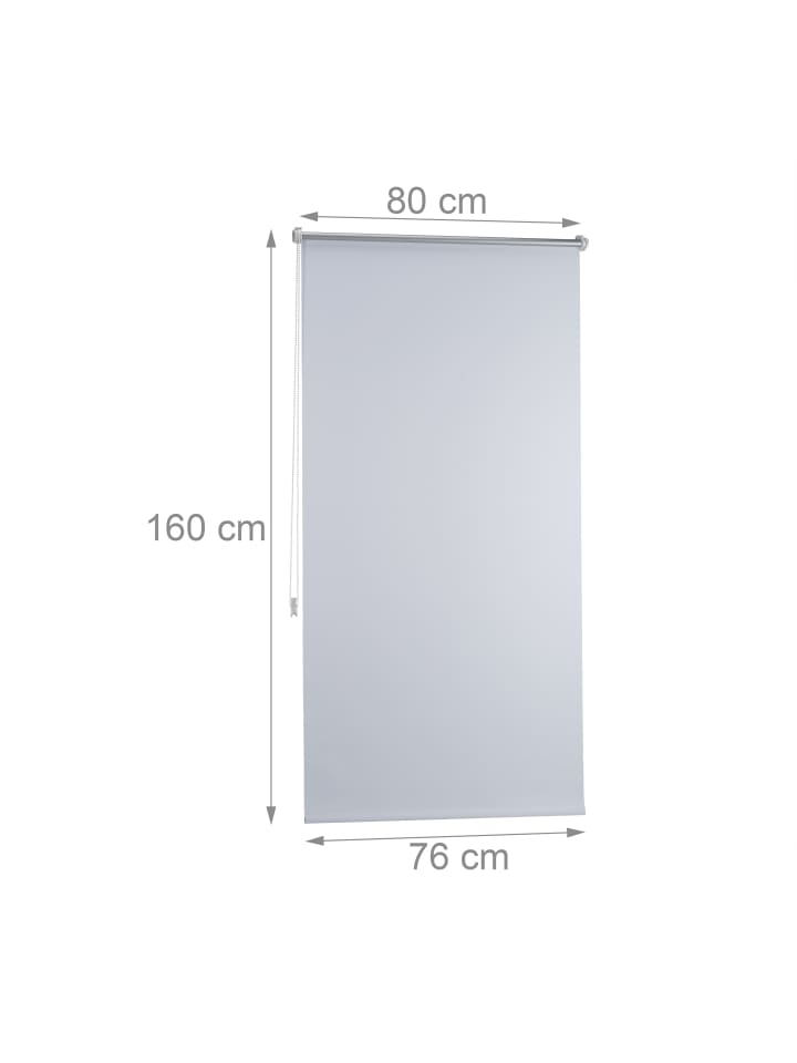relaxdays 2x Thermorollo in Weiß - (B)80 x (H)160 cm günstig kaufen onesize