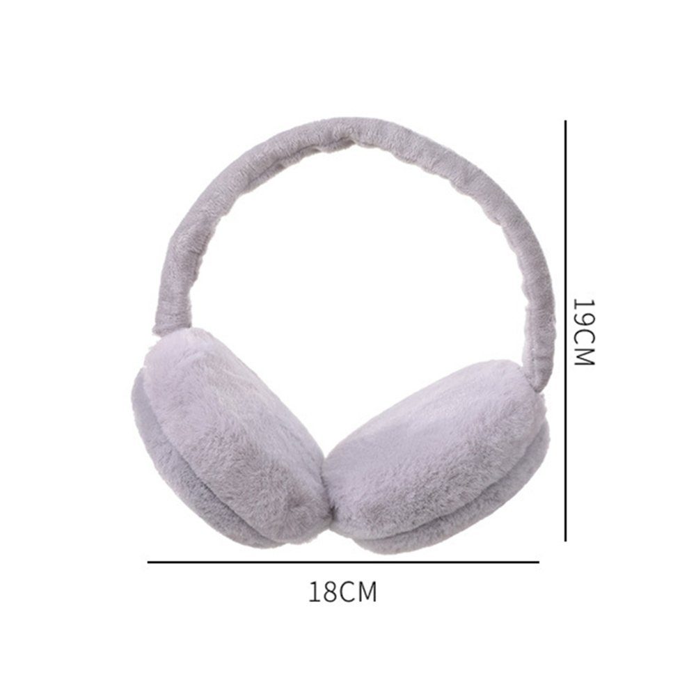 Zeaicos Ohrenwärmer 2pcs-Damen Ohrenschützer - Winter Plüsch Ohrenwärmer Warme Earmuffs