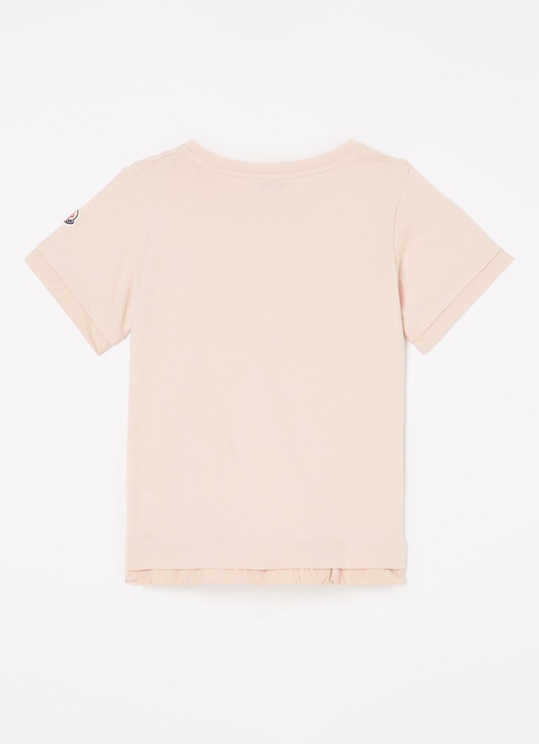 Tricou Moncler cu logo brodat