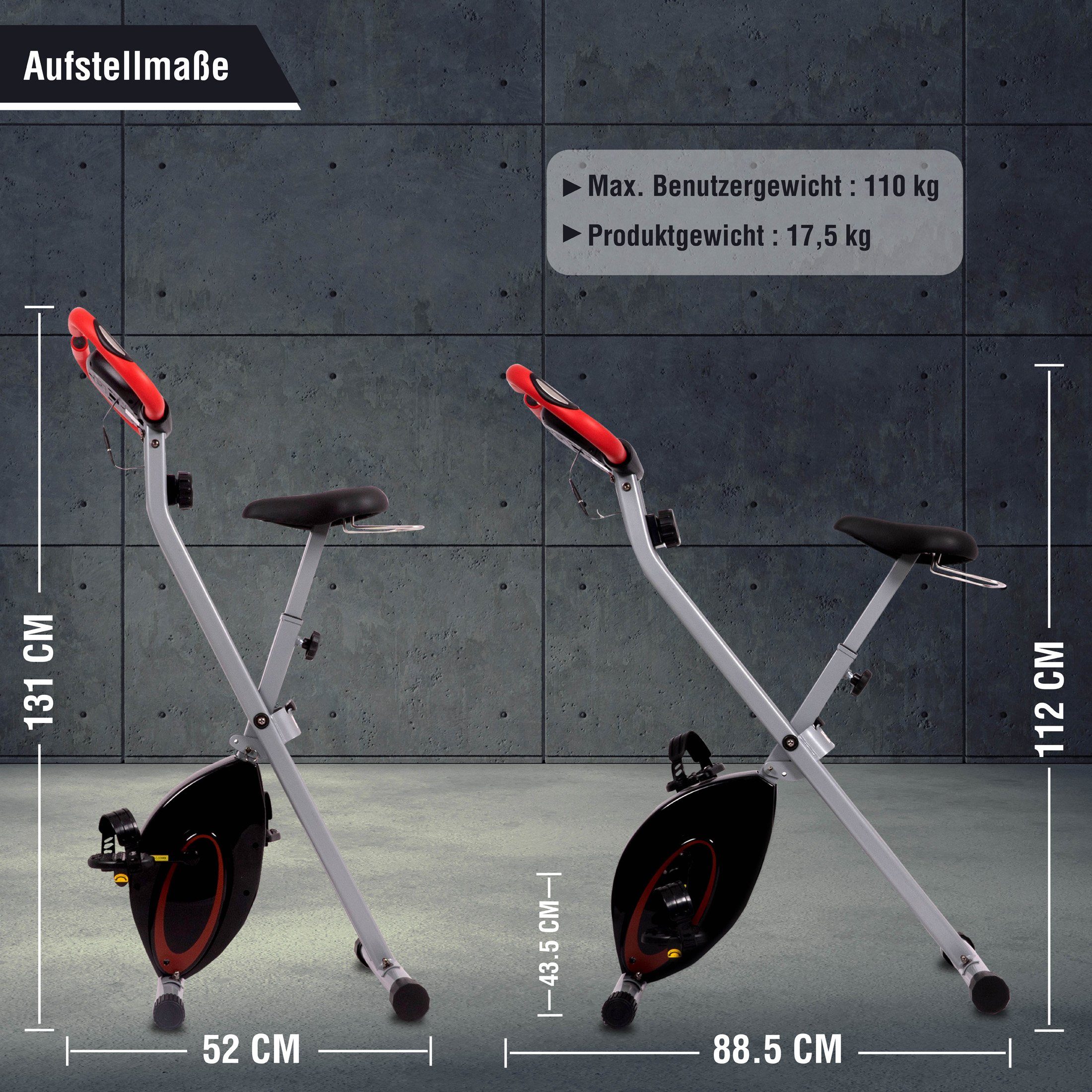 Zoomyo Heimtrainer Move/Move Pro, Heimfahrrad, klappbar, Fahrradtrainer