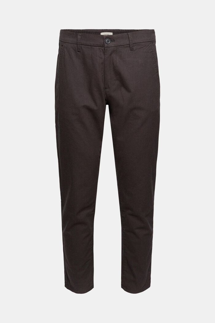 Gebürstete Chinohose