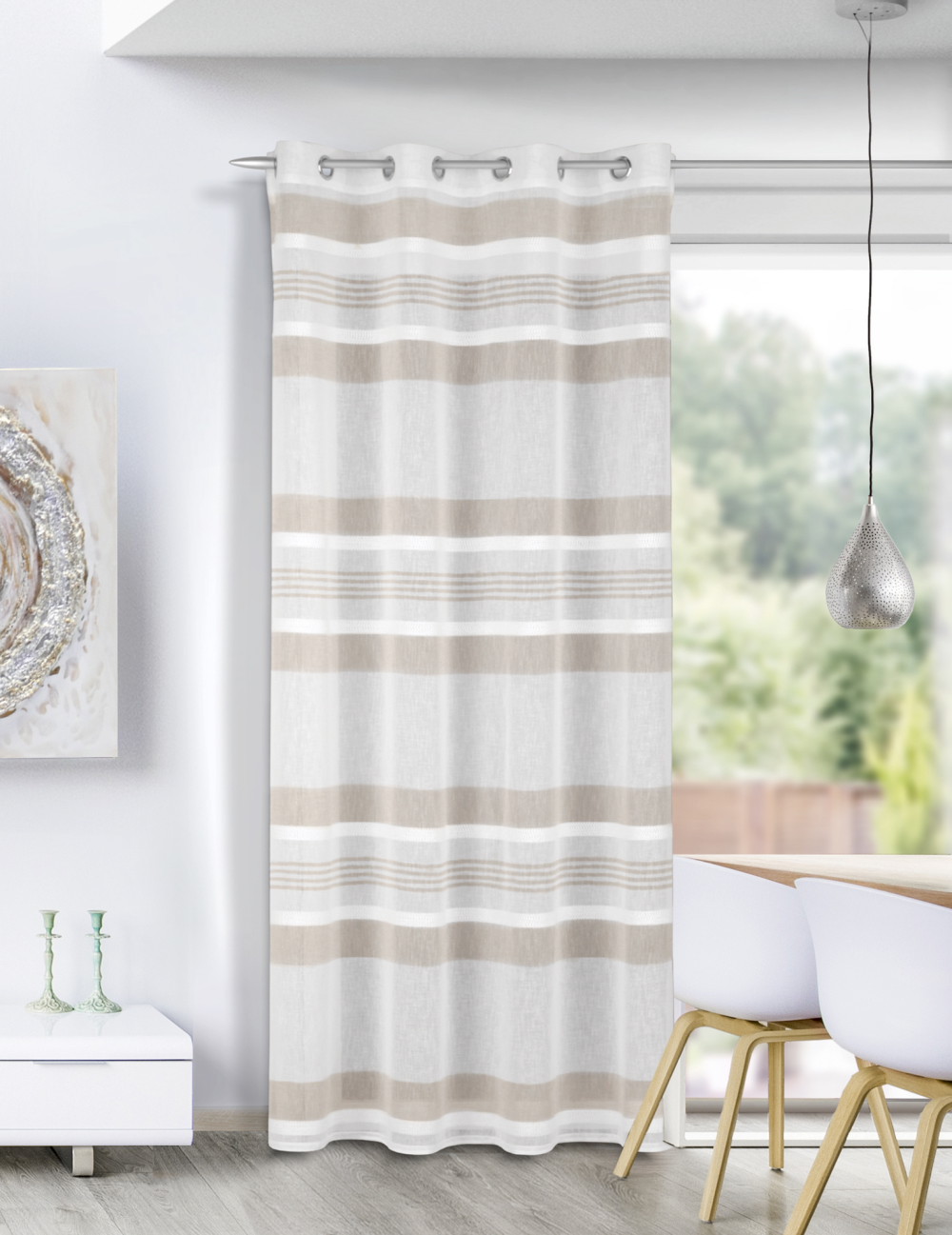 Ösenschal Kaia beige