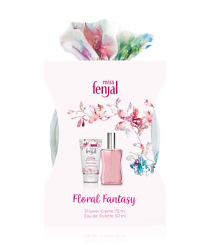miss fenjal Floral Fantasy Eau de Toilette + Dusche + Beauty Bag Duftset-3 Stk