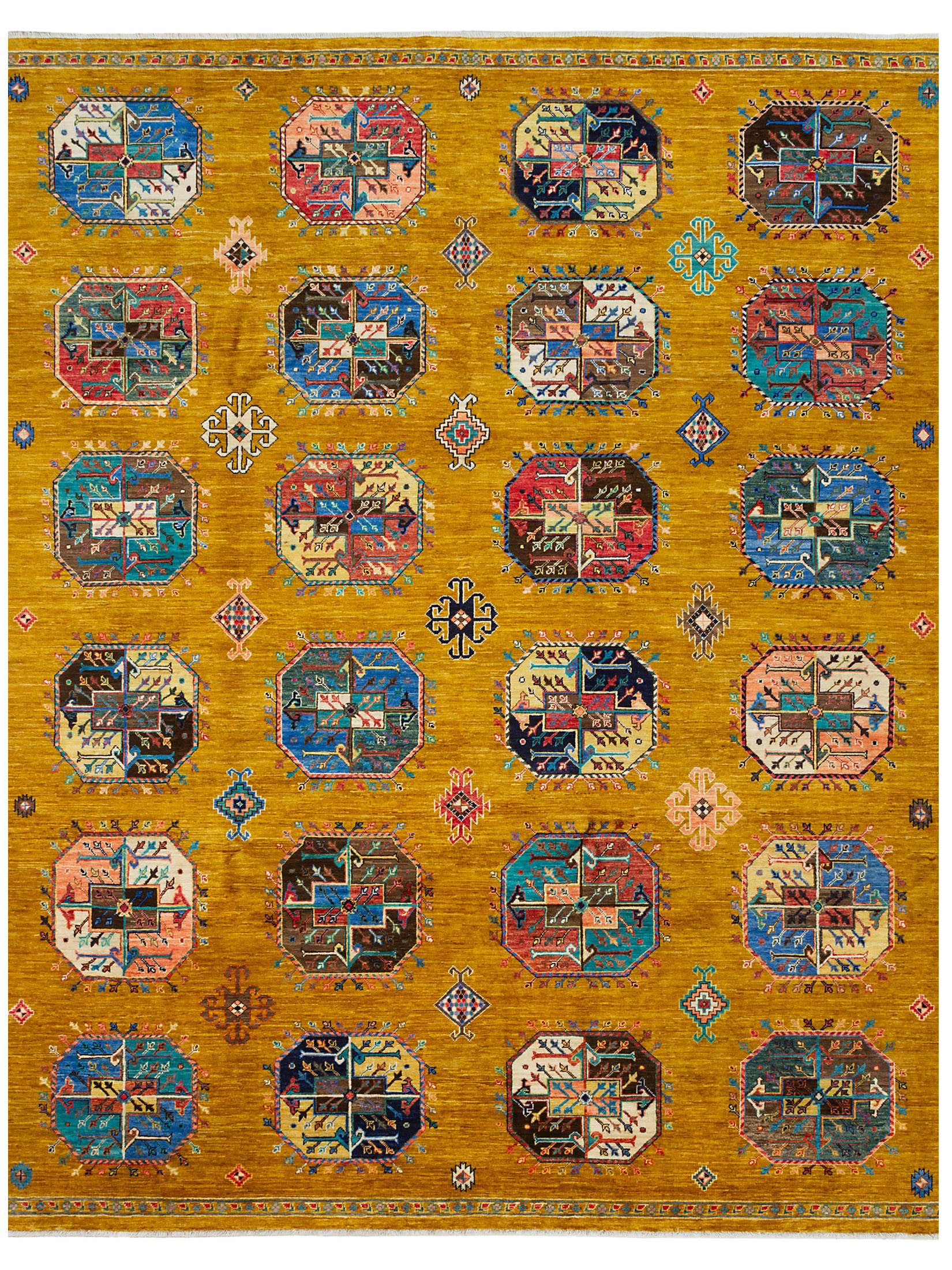 Buchara Ghazni ca. 250 x 298 cm, Unikat / Einzelstück