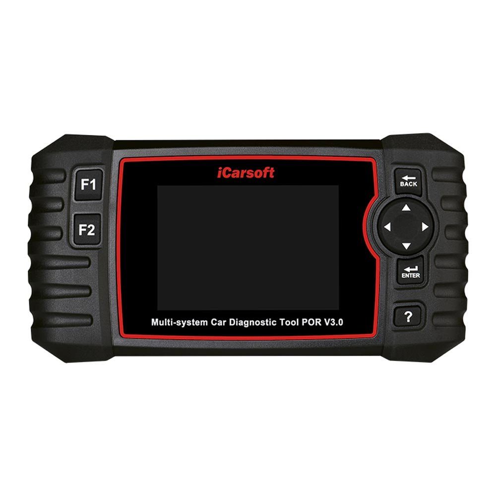iCarsoft OBD2-Diagnosegerät POR V3.0 Universal Diagnosegerät für Porsche / Cayenne Fahrzeuge OBD2, TFT Farbbildschirm mit 10,16 cm (4 Zoll) Diagonale