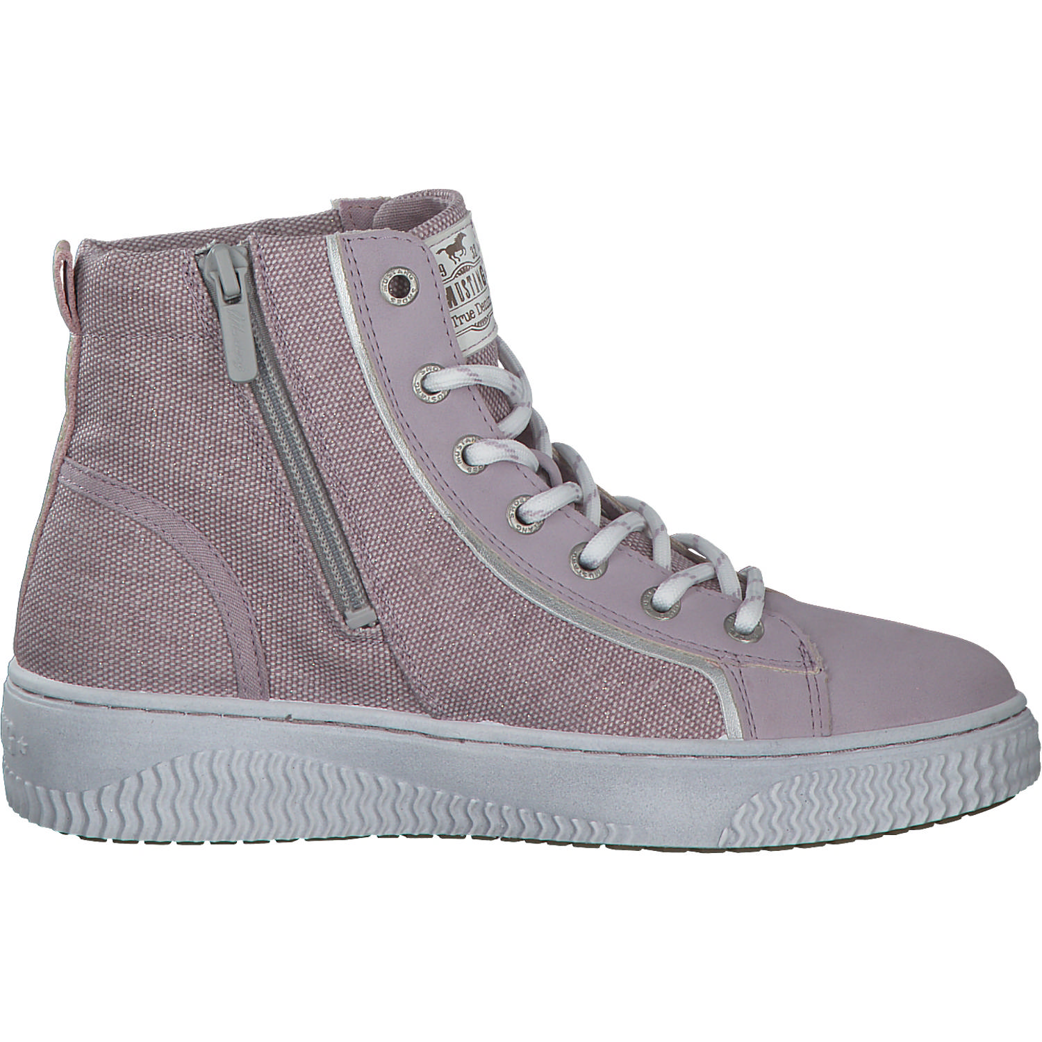 Mustang 1419502, Sneakers High, Damen, Rosa
