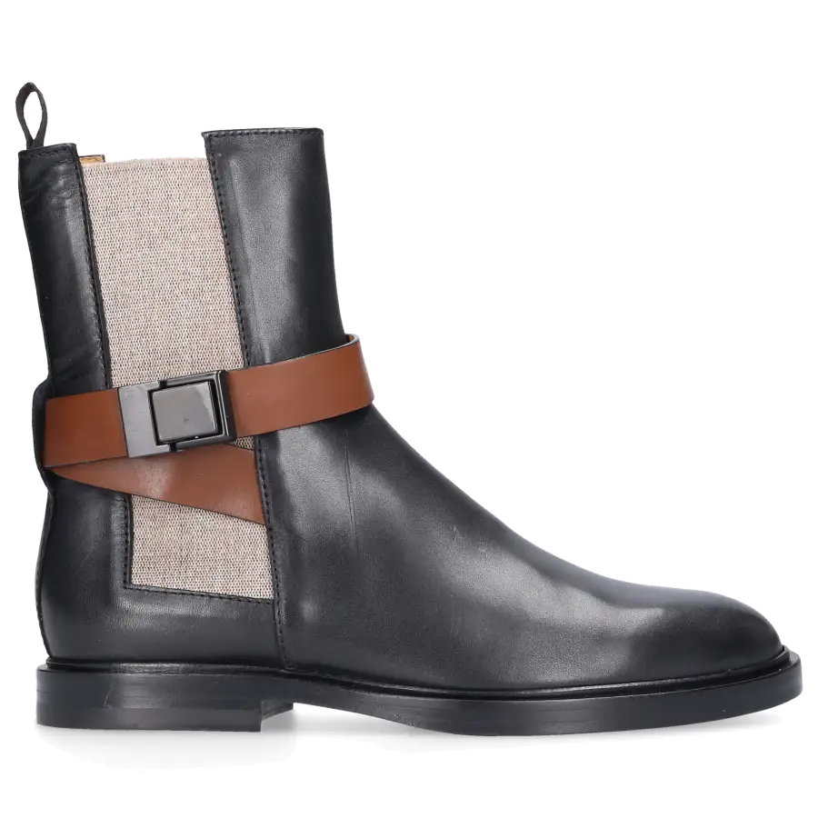 Roberto Festa - Stiefeletten KARI Kalbsleder - schwarz