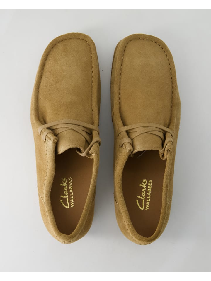 Clarks Klassische Schnürschuhe in Beige günstig kaufen