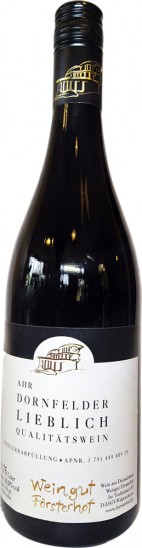 2020 AHR Dornfelder lieblich - Weingut Försterhof